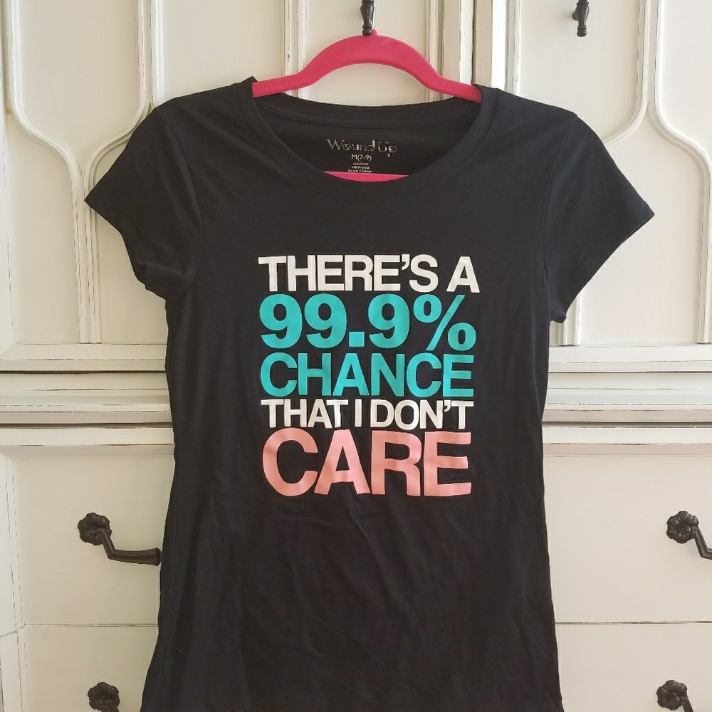 Black word shirt